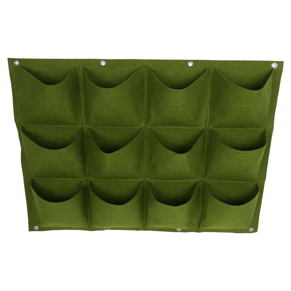 Planting Bag Garden Balcony Wall Vertical Flower Plants  Ing Planter (18  S)