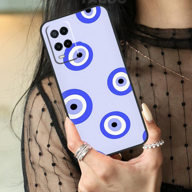 

Lucky Eye Blue Evil Eye Print Case For Oppo A80 A60 A40 A17 A57 A77 A74 A54 A94 A78 A98 A18 A38 A58 A96 A76 A16 A15 A5 Pro OPPO A38 4G