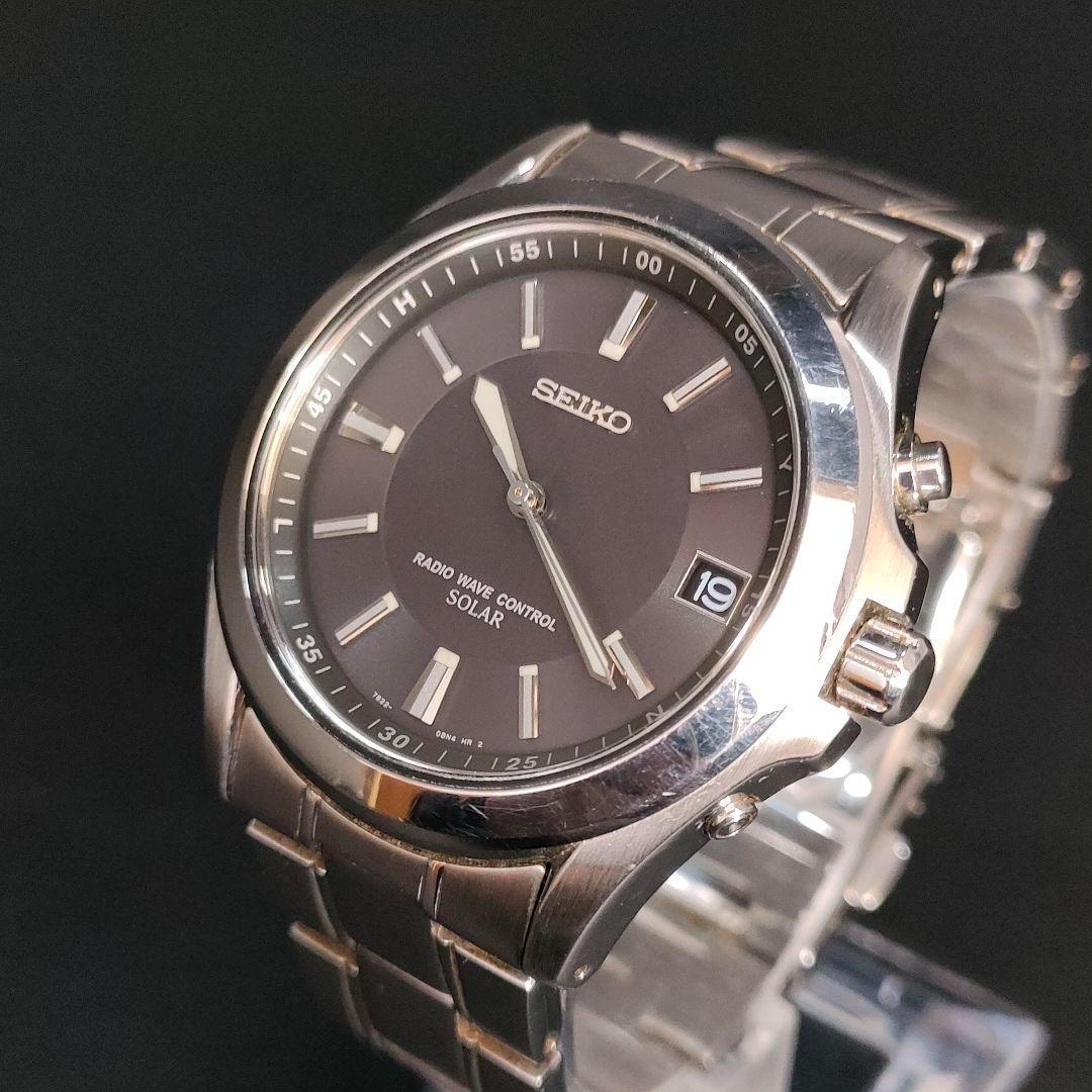 

[USED] Seiko Spirit Black Silver Solar Watch