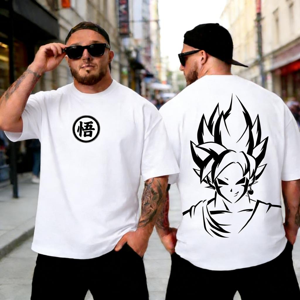 Μεγάλο Μέγεθος Dragon Ball Anime Τυπωμένο Ανδρικό Γυναικείο T-shirt Καθημερινά Κορυφές Γονέα-Παιδιού Καλοκαιρινή Μόδα Y2K Streetwear Στυλ Harajuku