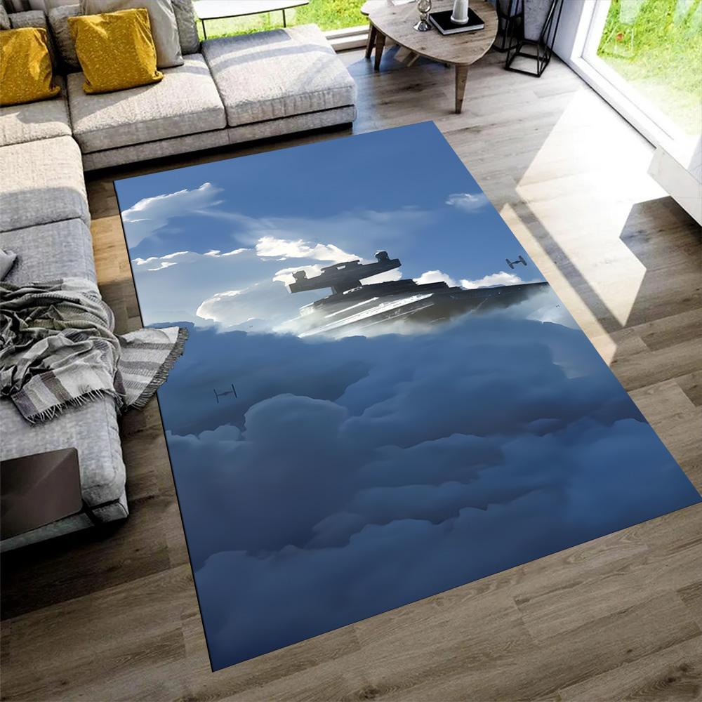 Star Wars Floor Mat Suitable for Foyer Game Room Bedrooms Balcony Anti-slip Rug Office Home Decor Luxury Gift for Birthday, Christmas, Wedding