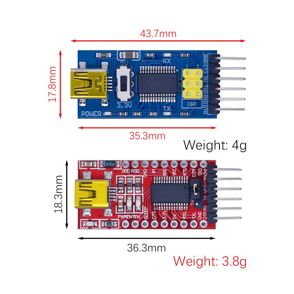 LIZAO FT232RL FTDI USB 3.3V 5.5V to TTL Serial Adapter Module for Arduino FT232 Mini Port.Buy a good quality Please choose me