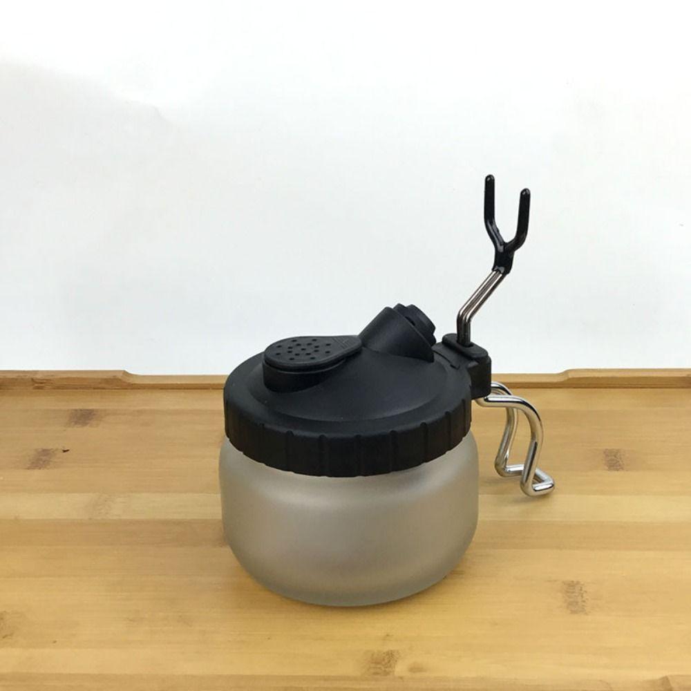 with Airbrush Hanger Spray Pen Cleaning Pot Metal Handle Waste Liquid Collector Paint Cleaning