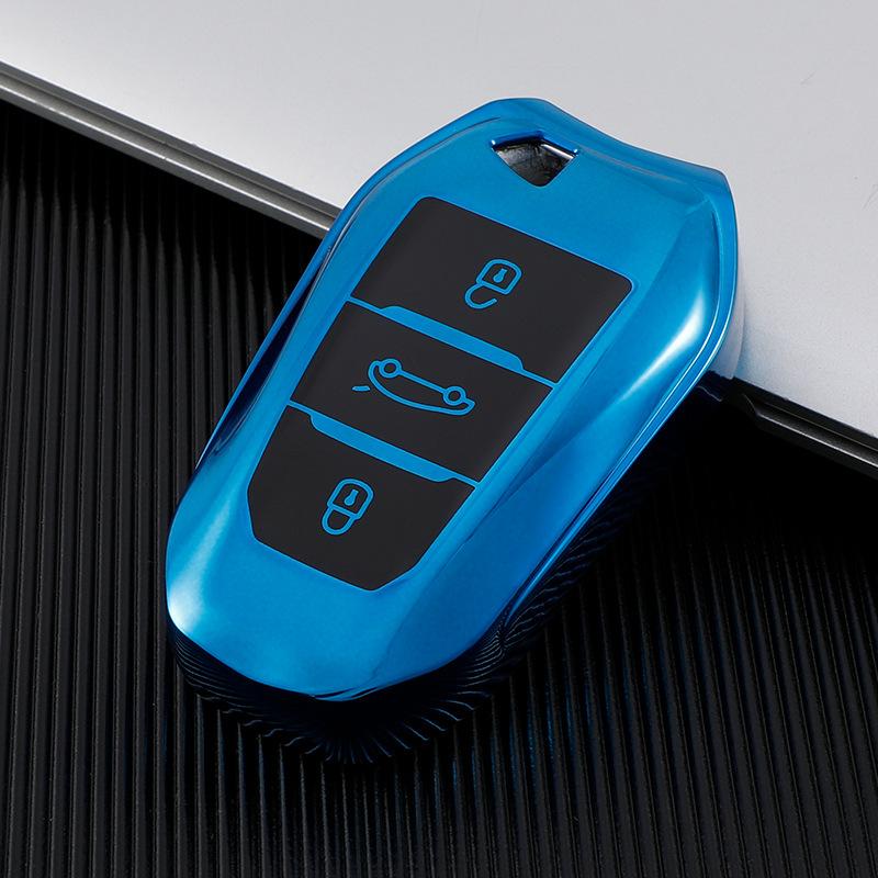 Luxury Car Key Case Cover For Peugeot 2008 3008 4008 5008 308 408 508 Keychain
