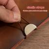 (Logo can be engraved) A6 leather strap notebook, small travel notebook, ledger, student travel diary, memo