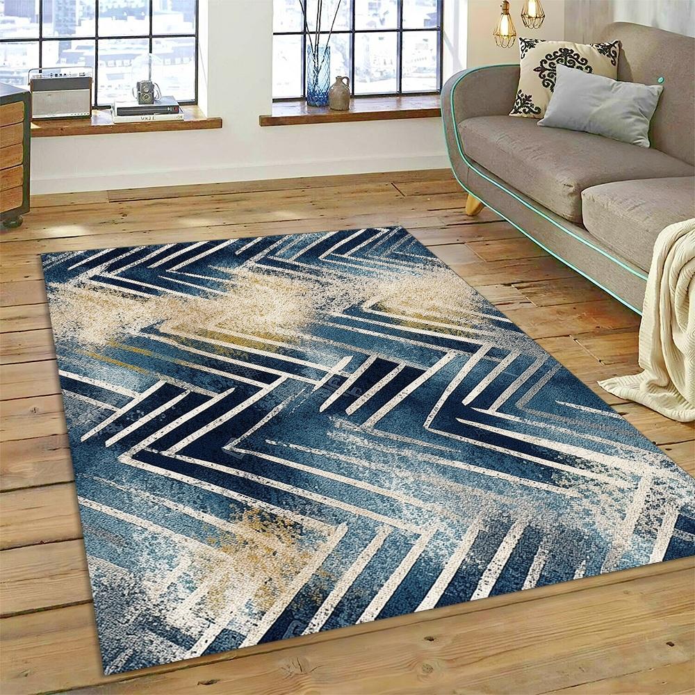 2025 New Style Bohemian Abstract Fashion Modern Art Carpet Rug for Living Room Bedroom Home Sofa Decoration,Non-slip Floor Mat