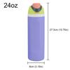 24/32oz Straw Insulated Tumbler with Handle Vacuum Insulated Cup 304 Stainless Steel Vacuum Thermal Insulated Mug for Women Men