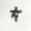 Handgeschmiedetes schwarzes Eisen Wandkreuz Jesus Skulptur Christliche Altar Dekoration Gebetsraum Geschenk