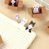 Funny Bookmark Stationery Stickers Office Notepad Kitten In Box Cartoon Cat Sticky Notes Memo Pad