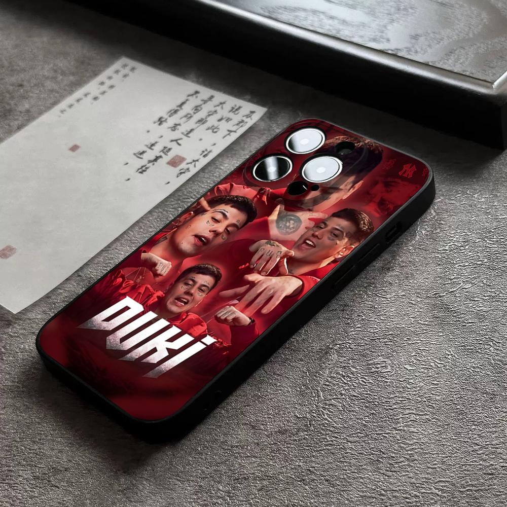 Duki Rapper Antes De Ameri Phone Case For 14 Pro Max For Apple Iphone 16 15 Po Max 12 Mini 11 13 Pro Xr X Xs 8 7 Plus Back Cover