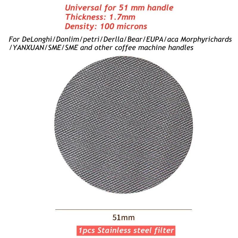 

49mm Coffee Puck Screen 58mm 51mm 54mm 53mm Portafilter Filter Mesh Plate Coffee Filter Screen Espresso Puck Screen Coffee Maker Coffee Puck Screen