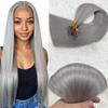 100 Percent Human Hair Flat Tip Extensions Straight Keratin Capsule Hairpieces
