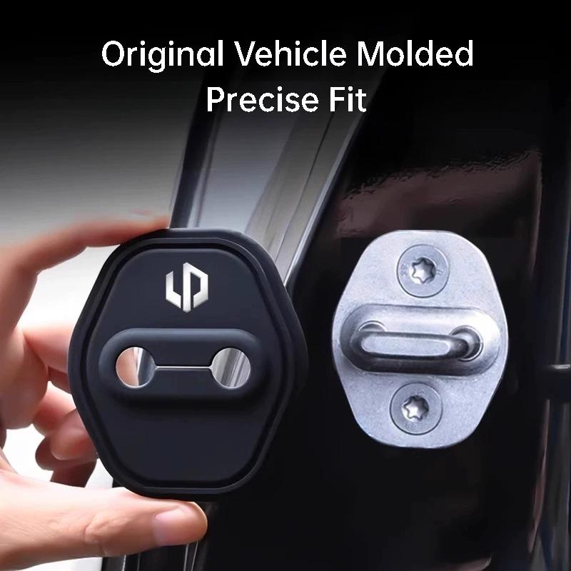 For Leapmotor B10 B01 C10 C01 C11 C16 T03 Car Silicone Door Lock Cover Anti Vibration Buffer Pad Protective Accessories
