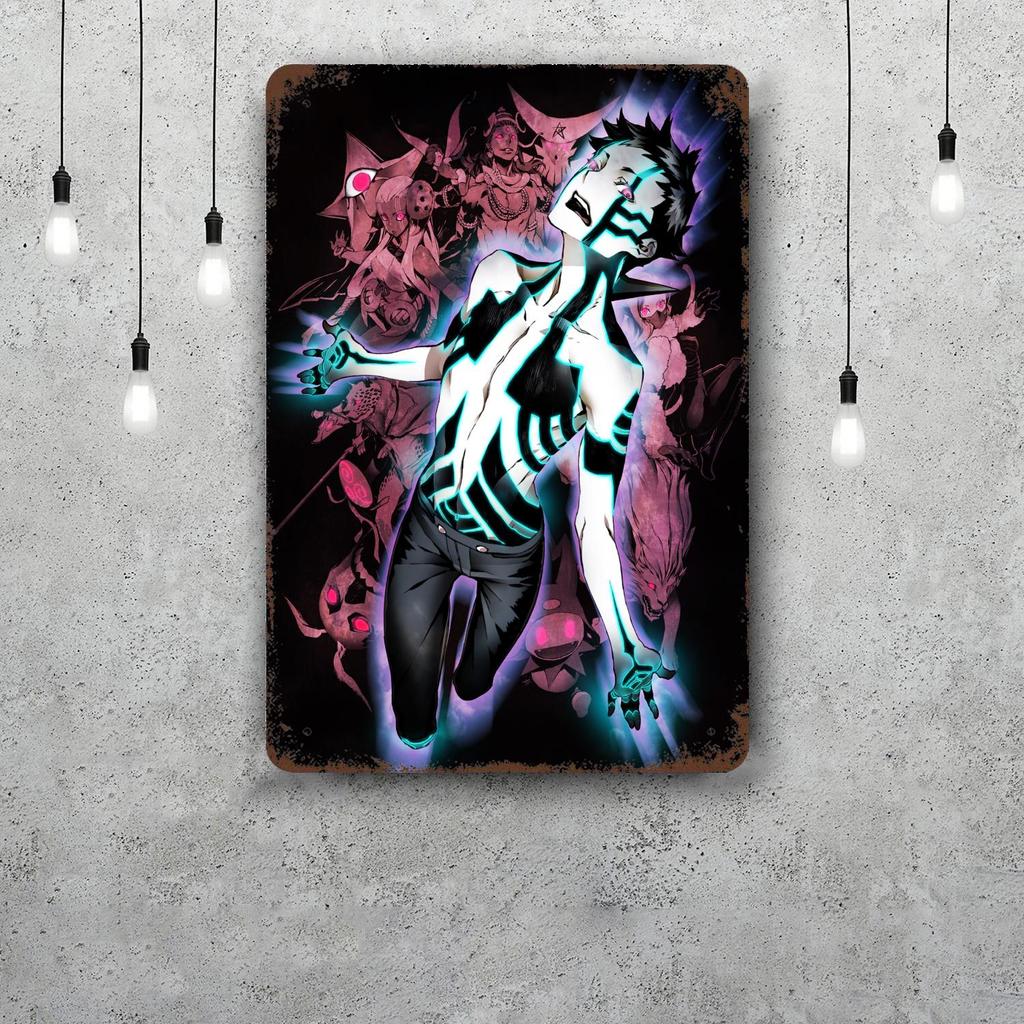 Smt Nocturne Metal Signs Wall Decor Vintage Tin Signs Captain Metal Poster Decor for Bar Pub Club Wall Decoration