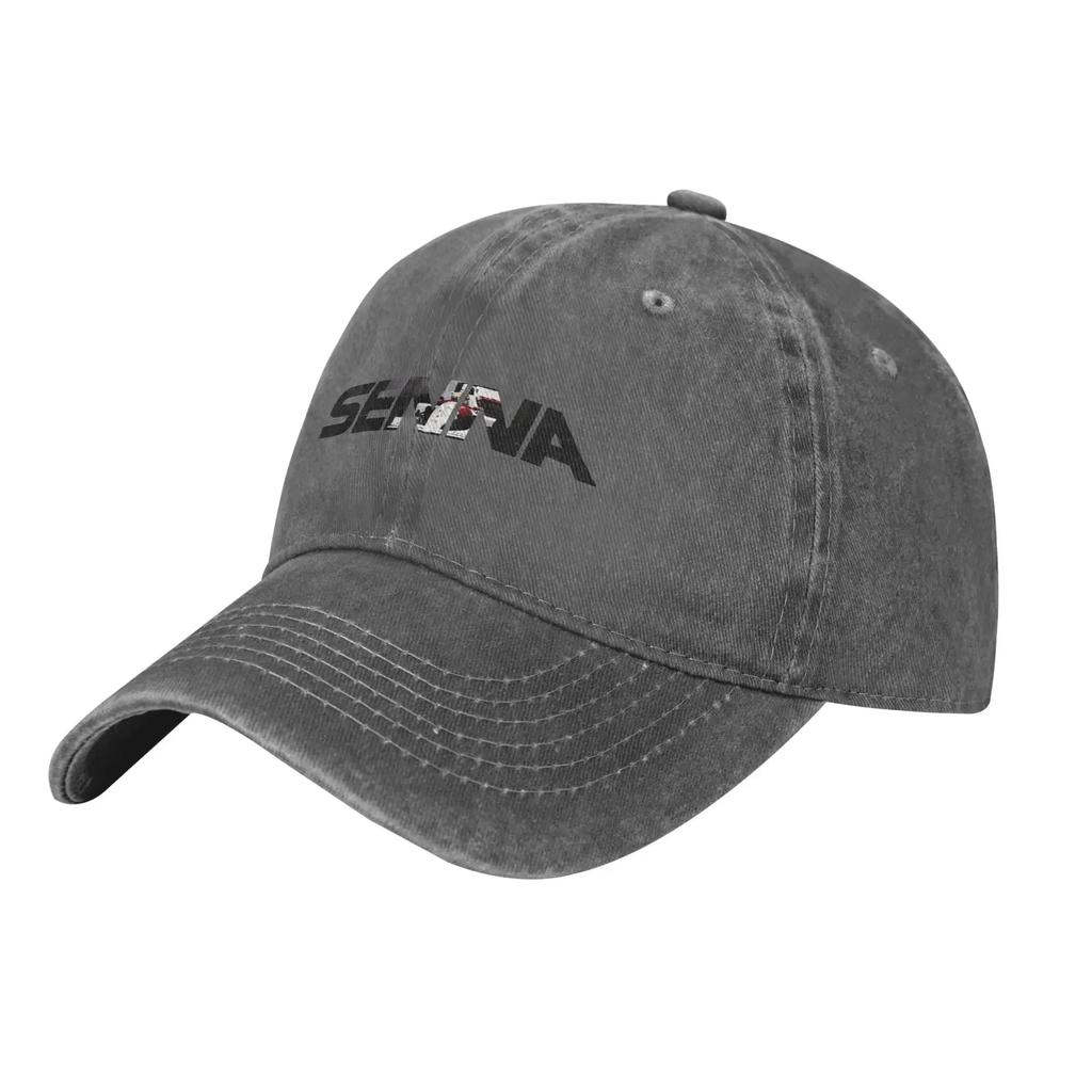 Vintage Ayrton Senna Baseballkappe Used Denim Snapback Kappe John Player Team Auto Helm Outdoor Reise Weiche Kappen Hut