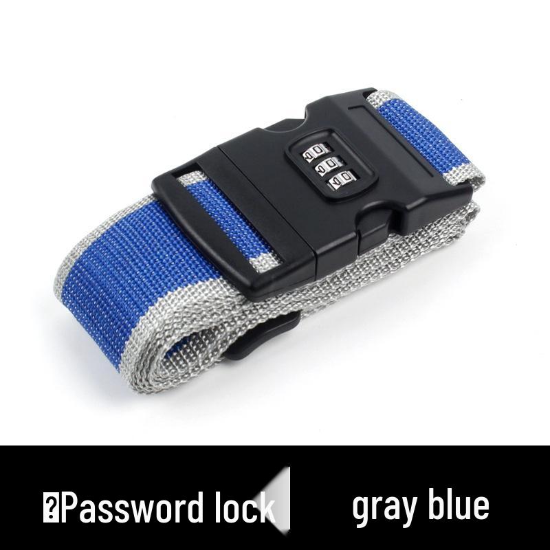 One-Word Password Luggage Strap: Secure Tie-Down & Reinforcement for Suitcases