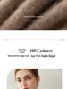 Elegant 100% Pure Cashmere Sweater for Women - Half-High Neck, Solid Color Pullover, Perfect for Autumn/Winter