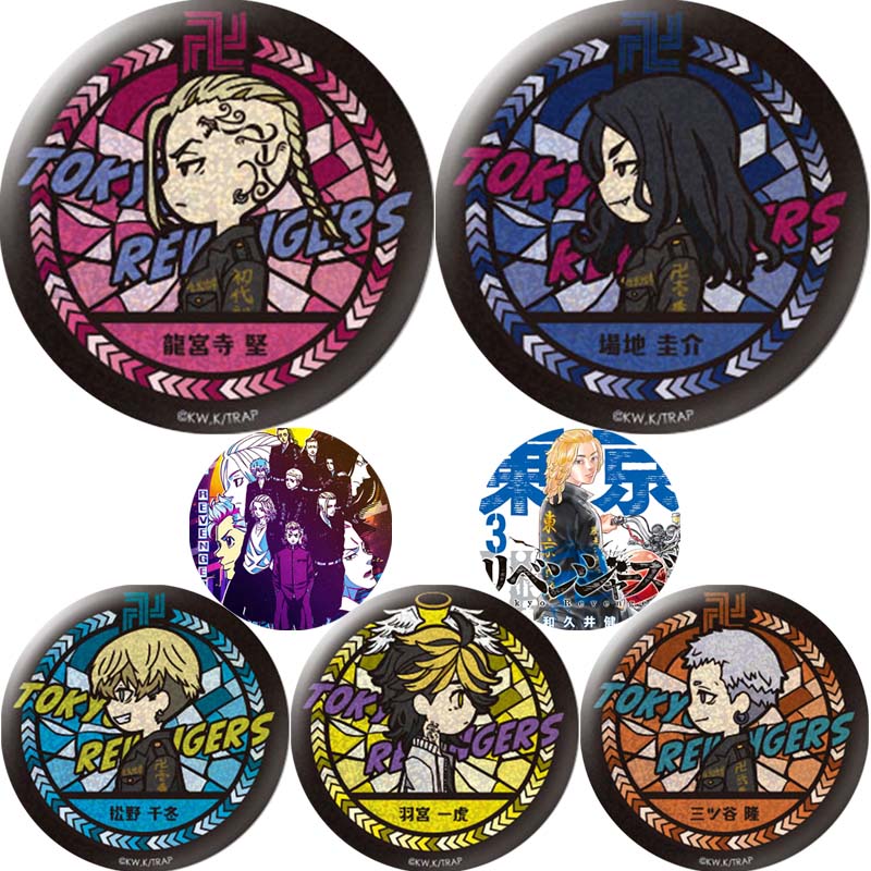 

Популярные аниме «Токио Мстители», значки, эмалированные броши, булавки с героями мультфильмов, украшения для рюкзака, украшения в виде комиксов, украшения для фанатов, подарки