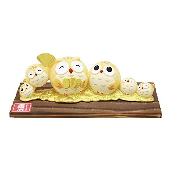 Фигурка совы Ryukodo Fuku Nabe 19-305D Ширина 17 см