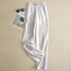 Linen Wide-leg Pants Women's Trousers Fashion Loose Simple Cotton Linen Women's Drape High-waisted Straight Pants