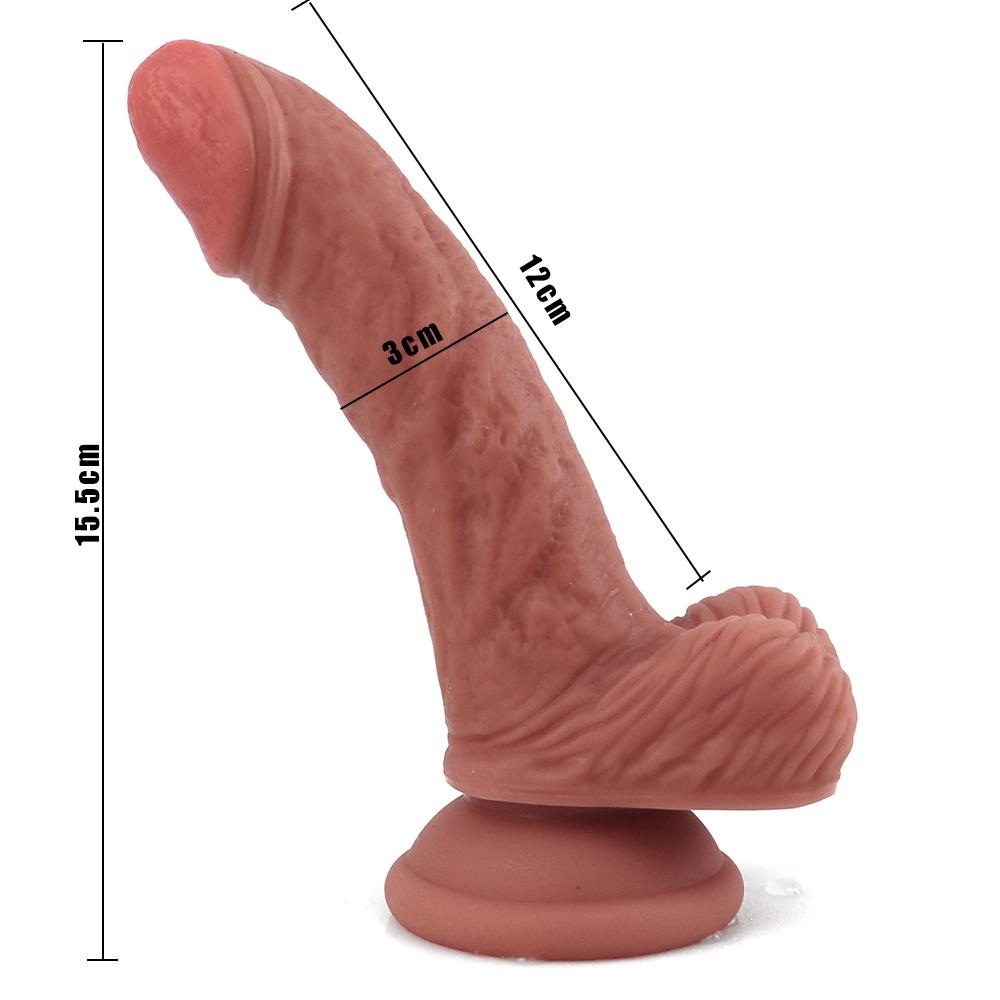 MoDi Productos sexuales para mujeres consolador juguetes sexuales para adultos para mujer pene realista Anal silicona de doble capa