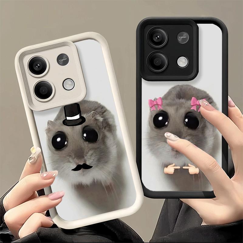 Phone Case for Xiaomi Redmi Note 15 14 13 Pro Plus Funny Sad Hamster Meme Shell 12S 11 11S 11T 5G 14S Soft Silicone Funda