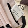Simple Bow Decoration Backpack Cute Casual Large Capacity Multi Pocket Backpack Student Backpack Fashionable Women's Backpack