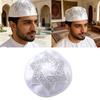 Comfortable Kippah Breathable Jewish Hat Lightweight Polyester Skullcap For Daily Religious Use