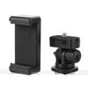 Camera Hot Shoe Phone Holder W / Cold Shoe Mount Monitor Flexible Tripod Adapter Universal Phone Tripod Mount for iPhone Samsung
