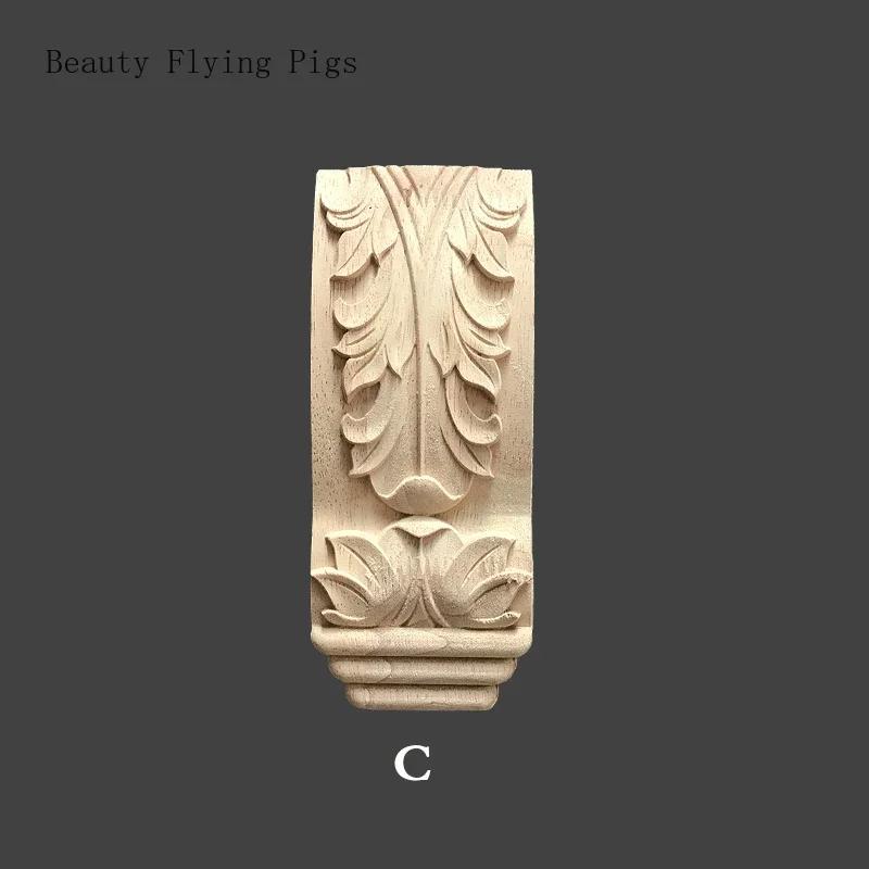 Dropshipping  classic Roman column solid carved carving decoration Chinese stud beam support beam furniture fireplace cabinet