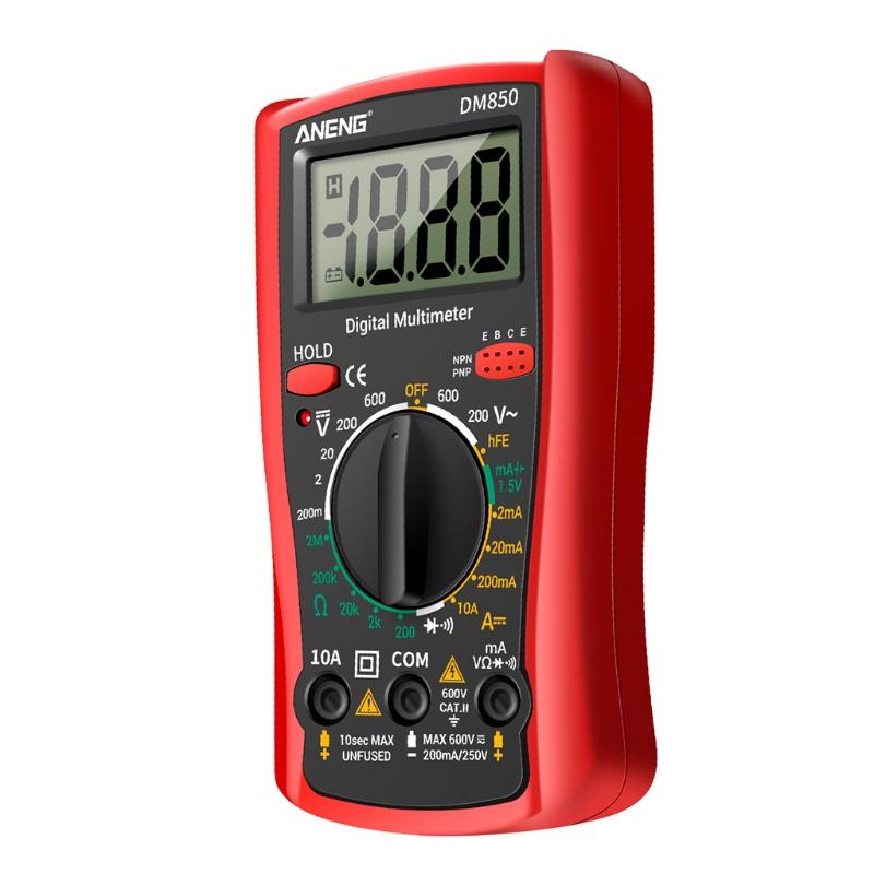 A-neng Dm850 Automotive Multimeter Rms Multimeter Voltage for Smart Voltmeter Pliers Amper Capacimeter Electric Tools