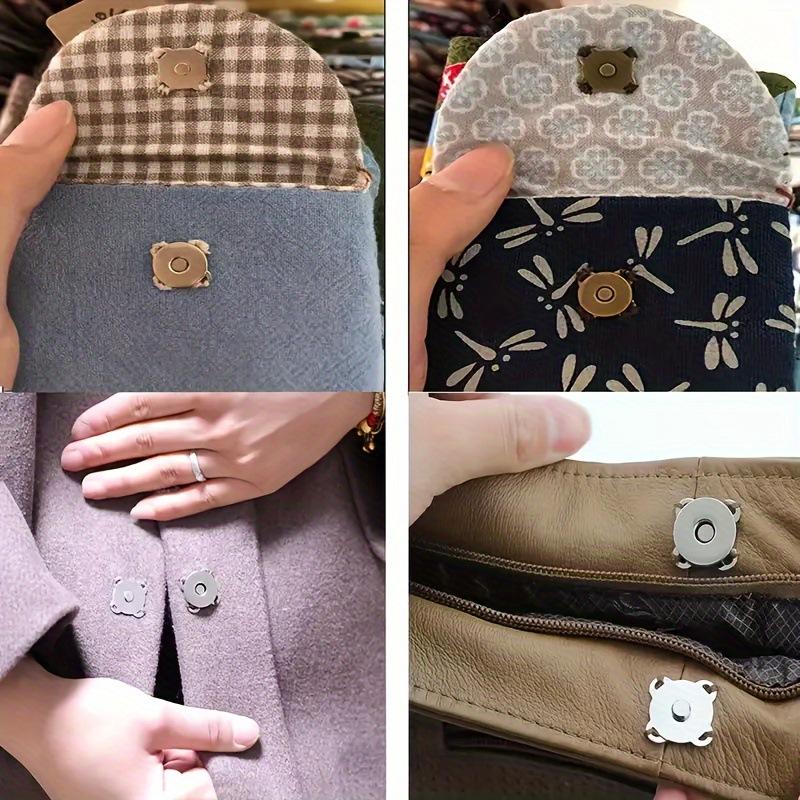 Plum Blossom Magnetic Buckle Curtain Hand Sewn Invisible Magnetic Suction Buckle Anti Light Leakage Mother and Child Button