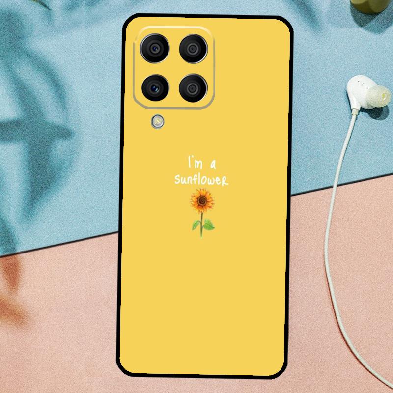 Daisy Sunflower Floral Flower For Samsung Galaxy M31 M11 M23 M12 M13 M14 M15 M35 M55 M34 M54 M33 M53 M32 M52 M06 M16 Case