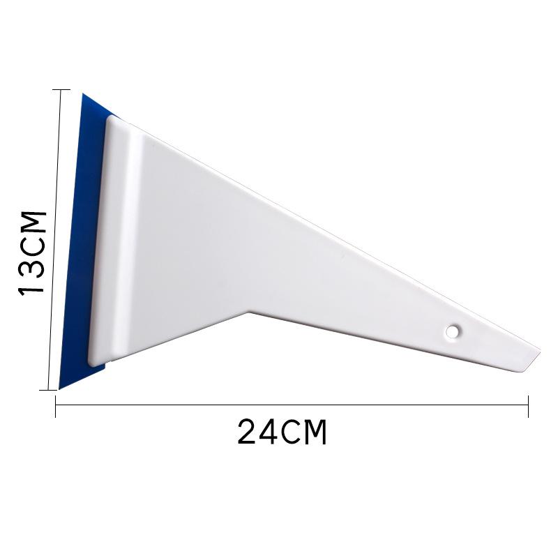Sun Film Car Window Squeegee with Soft Rubber Triangle Scraper for Color Changing Film