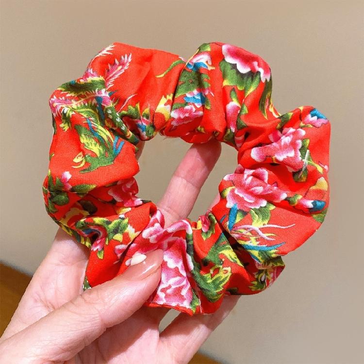Wide Headband for Halloween Creative Scrunchie Floral Hair Tie Birthday Gifts