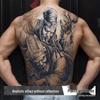 Wasserdichter semi-permanenter Vollrücken-Kräuter-Tattoo-Aufkleber - Langlebiges, realistisches Design für Männer und Frauen