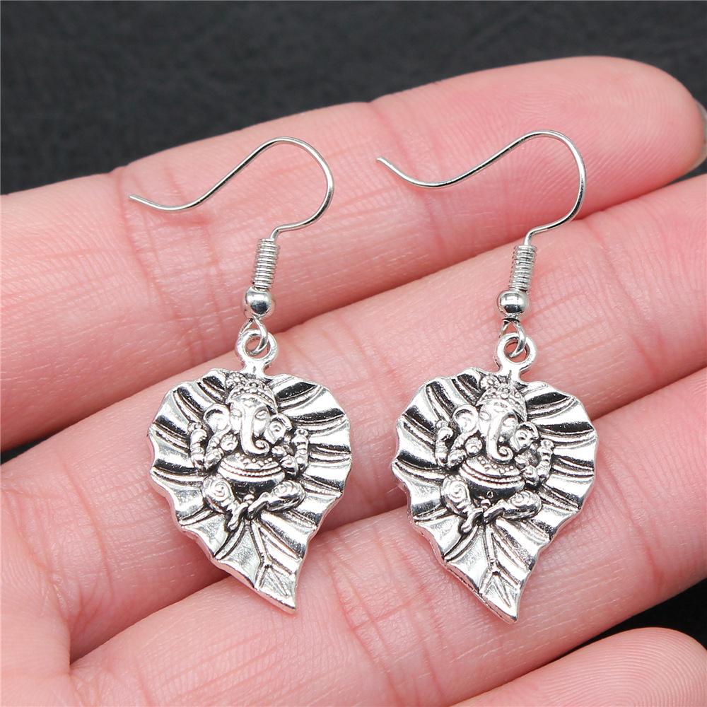 50 Styles Animal Pendant Dangle Earrings Drop Earrings Antique Silver Color Plated Unicorn Horse Elephant Snake Tiger Earrings