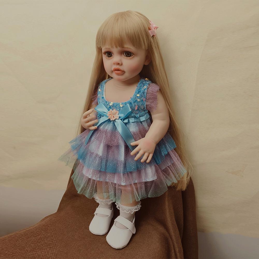 

КУКЛА РЕБОРН БЕТТИ 22 дюйма - 55 см Реалистичный ребенок с клеевым телом