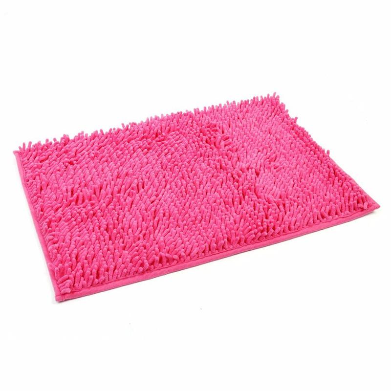 Floor Mat Bathroom Non-Slip Absorbent Door Mat Chenille Baby Play Mat Bedroom Stair Mat Foot Carpet