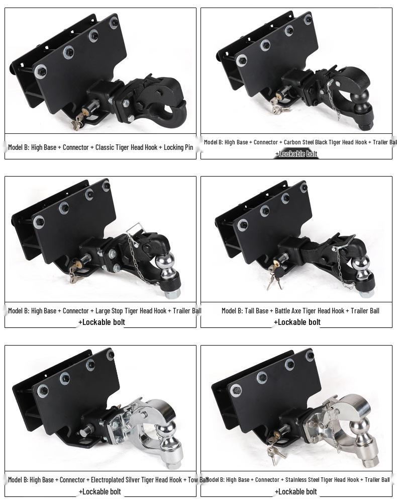 Compatible Tow Hook for JEEP Wrangler BJ40L: Off-road Rogue Tow Bar & Rear Hook