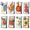 STEM Building Blocks Toy 115 Series 8 Styles Flower Bouquet Desk Decor Wall Art DIY Assembly Brick Set