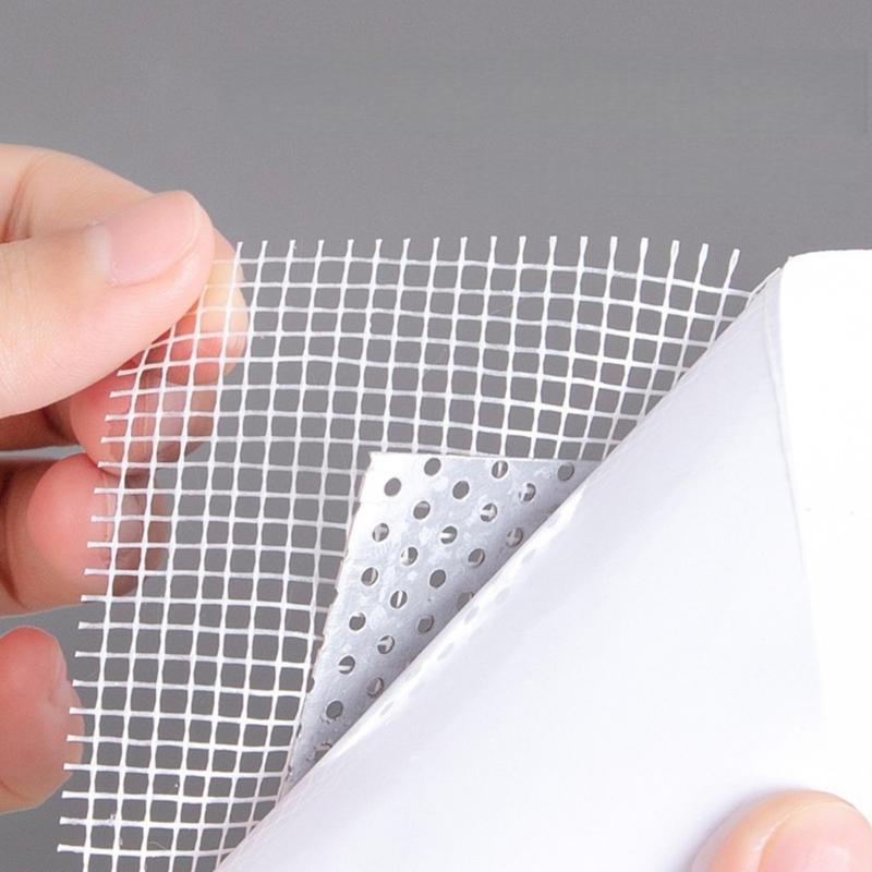 Fiberglass Meshes Wall Hole Fixing Set Includes Metal Scraper Sandpaper For Interior Maintenance