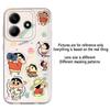 Colorful Crayon Shin Chan Soft Phone Cover Case for Xiaomi Redmi Note 14 Pro Plus Note 13 9 10 10S 12 14C 11 11S 13C A4 12S
