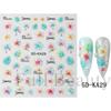 Nail Art Stickers Valentine's Day Embossed Three-dimensional 5D Hot Stamping Love Hollow Love Nail Stickers