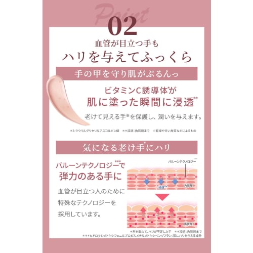 Hand Cream for Hand Veins and Aging Hands "Hand Purena" by Kita No Kaiteki Kobo, 30g