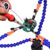 Bench Vise Table Clamp Soldering Station with Flexible Arms Soldering Iron Holder PCB Welding Repair Third Hand Tool