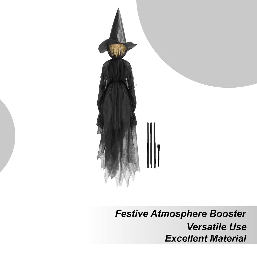 Halloween Witch Decorations Outdoor Lighted Witches Garden Decor With Sound Halloween Scary Props For Porch Garden Lawn Patio