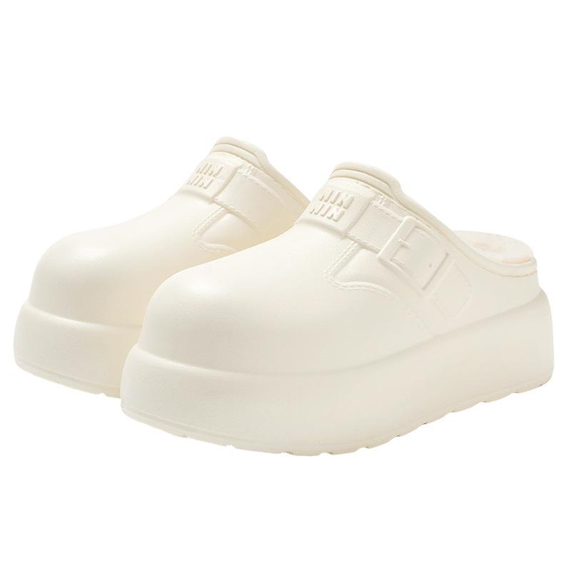 Outer wear cotton slippers 2025 new warm thick bottom non-slip home cotton slippers bag head winter cotton mop