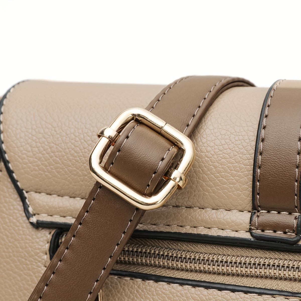 Сумка через плечо из искусственной кожи в стиле ретро — фото 17