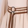 Adjustable Long Rope Chain Belt Braided Decorative Belt Fashion Waist Cinch  Medieval